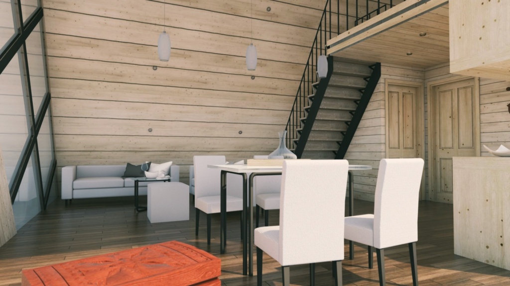 A frame montažna kuća - projektovanje, izvođenje